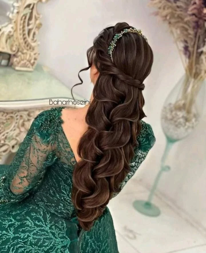 مدل مو بافت عروس
