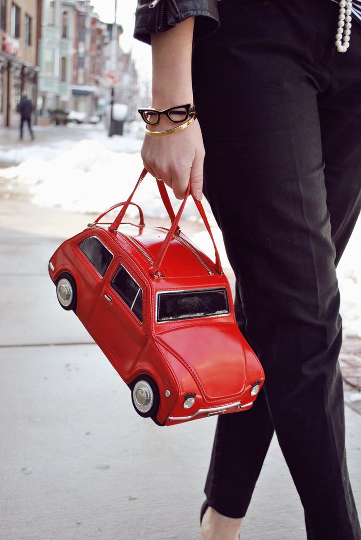 کیف زنانه خاص ماشین قرمز