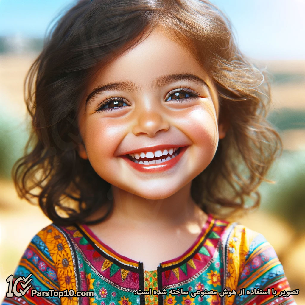 لبخند کودکان فلسطینی