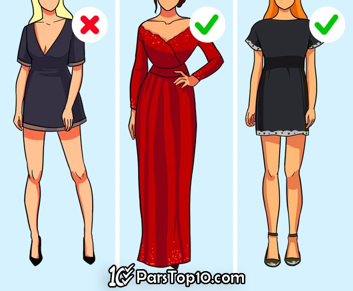 اشتباهات لباس زنانه پوشیدن