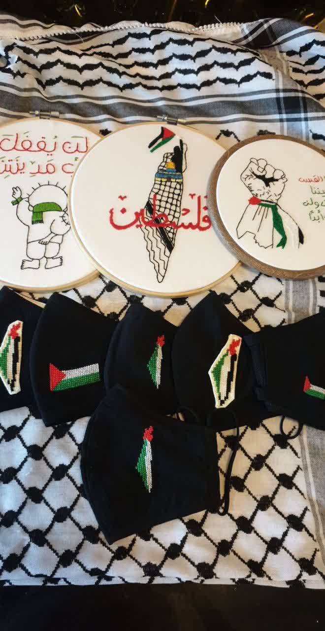 ماسک با طرح فلسطینی