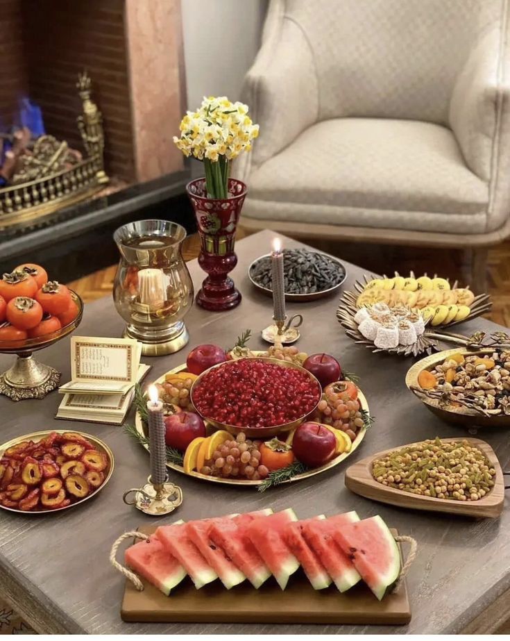 سفره شب‌چله مدرن