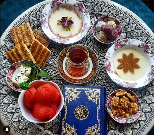 لیست غذا برای ماه رمضان