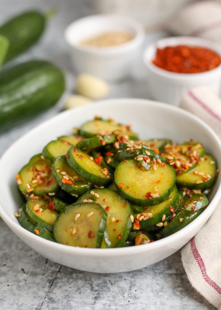 پخت غذا با خیار ؛ سالاد کره ای Oi-Muchim