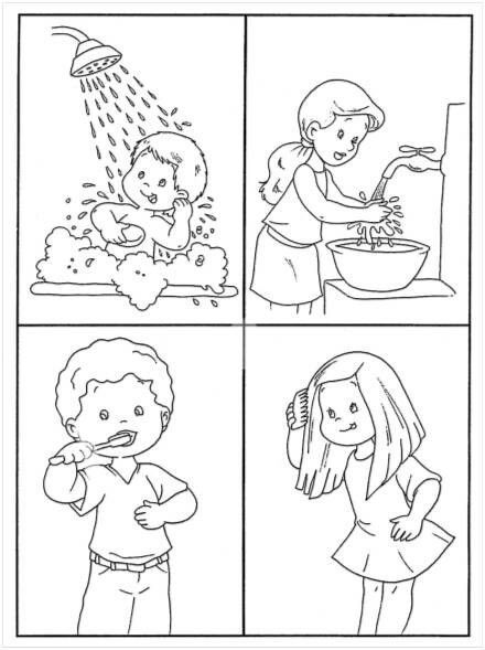 کاربرگ رنگ‌آمیزی نظافت