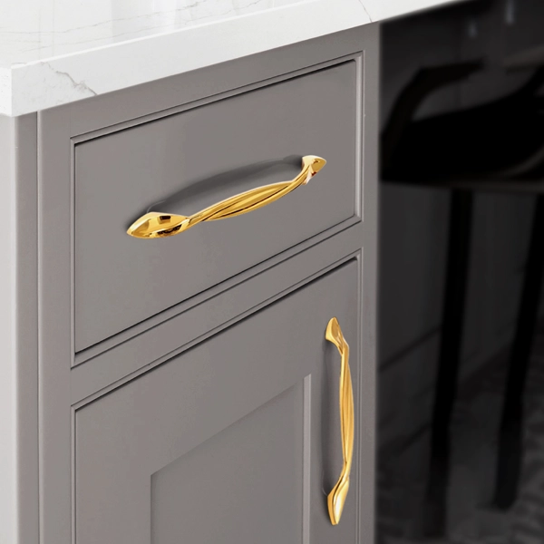 دستگیره برای کابینت رنگ طوسی
